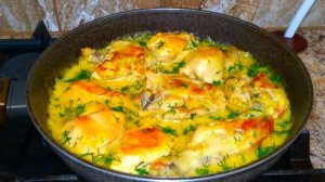КУРИЦА в Этом СОУСЕ ОБЪЕДЕНЬЕ! Это Бесподобно ВКУСНЫЙ Рецепт в Сметанно Чесночном Соусе