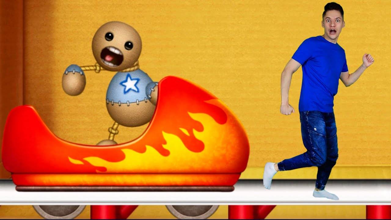 Я в Игре Kick the Buddy в Реальной Жизни №10 Американские Горки смотреть онлайн