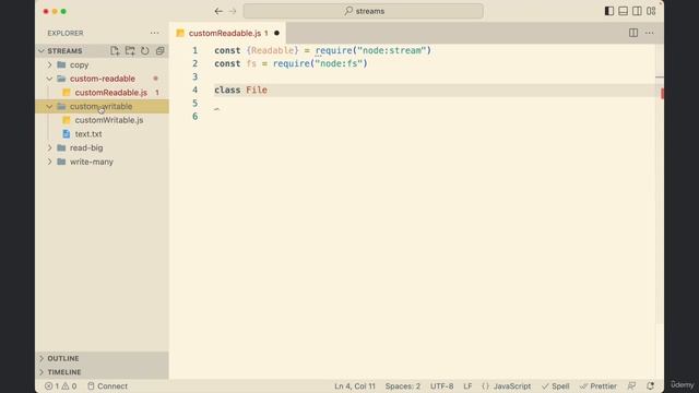 Understanding Node.js Core Concepts - 05 Streams - part 2