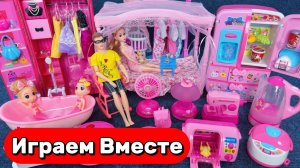 Куклы из мультика БАРБИ ! КЕН и Барби в кукольном домике ! АСМР видео для девочек