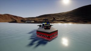 мой первый катер в Brick Rigs