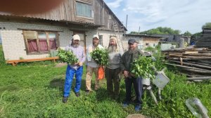 Вяжем веники в баню в Потеряевке 05.07.2025 Быт.37:7 "вот мы вяжем снопы посреди..."