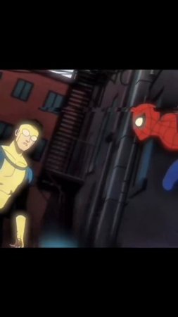 invisible and spider man