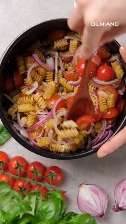 15 Запечённые спагетти с помидорами черри и сыром в аэрогриле Demiand 🍝🍅🧀