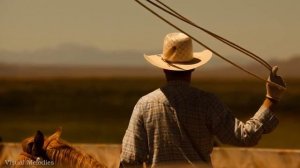 Relaxing Western Cowboy Ambience Music with Beautiful Scenery of the American West Rocky Mountains [