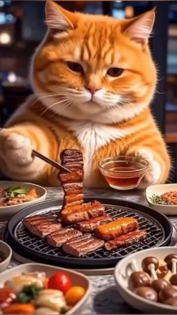 Рыжий котик и его жизнь