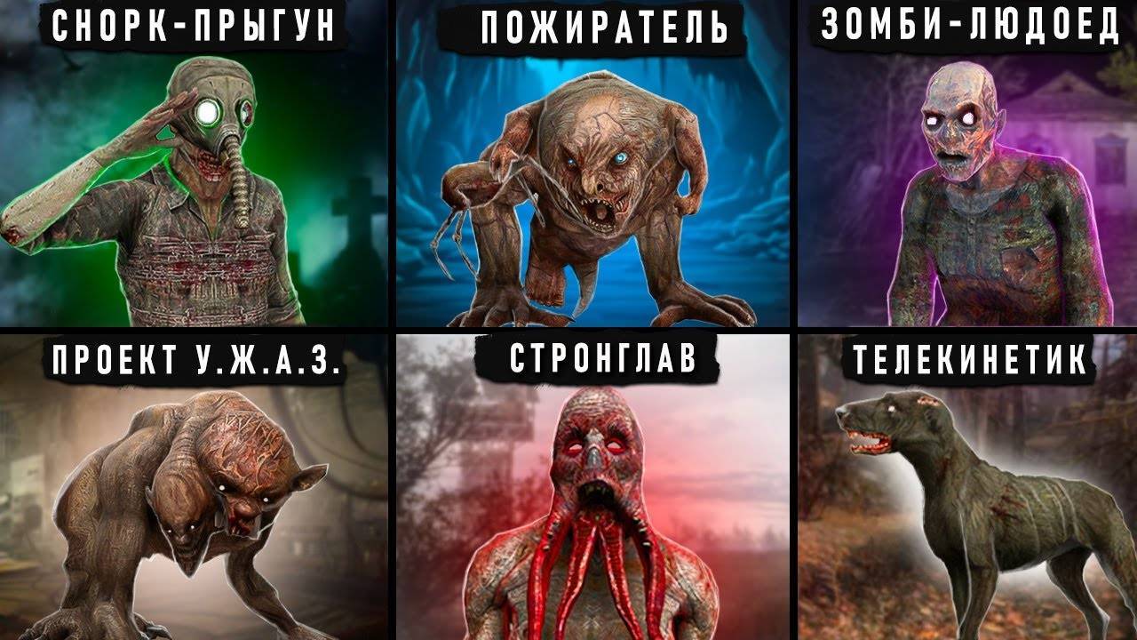 113 УНИКАЛЬНЫХ МОНСТРОВ ИЗ ЛУЧШЕЙ МОДИФИКАЦИИ НА S.T.A.L.K.E.R. смотреть онлайн