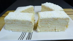 КАК ПРИГОТОВИТЬ ТОРТ КОКОСОВАЯ НЕЖНОСТЬ?  ИДЕАЛЬНО ДЛЯ ТЕХ КТО НА ПП