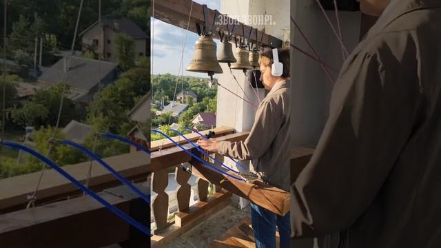 Николай Шмарин, колокольный звон в храме Тихвинской иконы Божьей Матери, г.Ступино