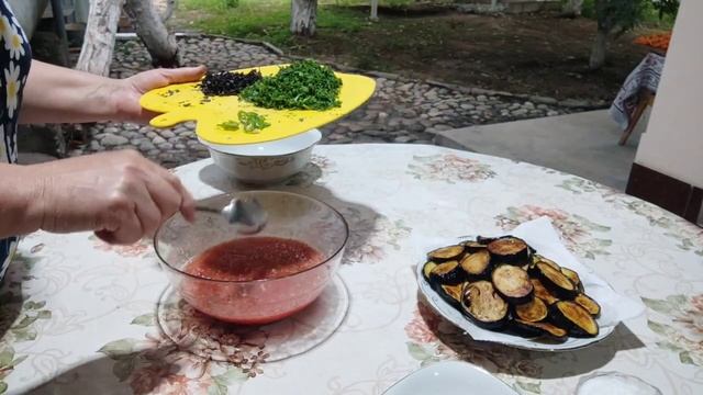 БАКЛАЖАНОВАЯ ЗАКУСКА, ОЧЕНЬ ВКУСНО, ЯЗЫК МОЖНО ПРОГЛОТИТЬ! #рецепт #еда #вкусно #баклажаны# помидор#