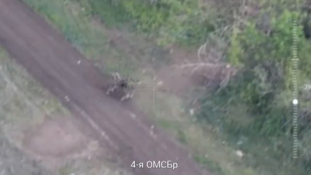 Уничтожение расчет БПЛА «Баба-Яга».