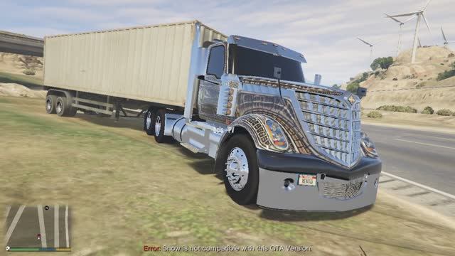 Американский грузовик International LoneStar краш и тест драйв в #gta5