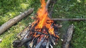 Костер. Огонь. Релакс видео. Успокаивающая музыка.