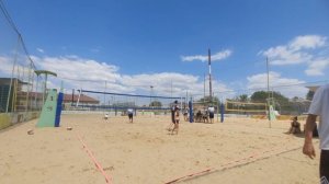 Турнир по пляжному волейболу ребенок+родитель 5 часть