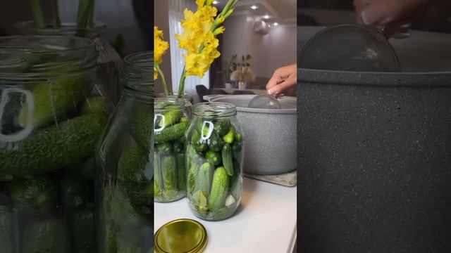 🥒 Хрустящие огурчики
#заготовки