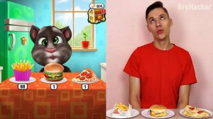 Говорящий Кот Том и Я - Повторяем за Котом Челлендж