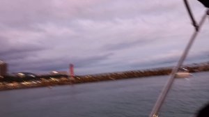 Морской вокзал в Сочи, вид с яхты.