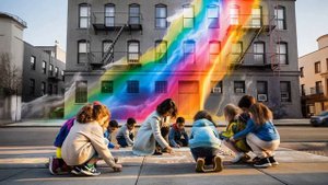 Цветное настроение. Автор Вадим Недранец