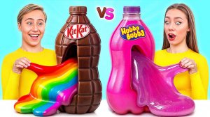 Жевательная Резинка vs Шоколадная Еда Челлендж _ Сумасшедшие Кулинарные Идеи