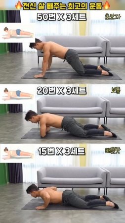 전신 살 빼주는 최고의 운동 #뱃살운동 #전신운동