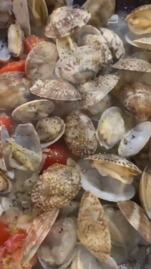 Паста для тех, кому надоели мидии🍜 Паста с нежнейшим мясом Клемм Вонголе