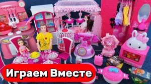 Игрушки и куклы из мультик БАРБИ и ХЕЛЛОУ КИТТИ ! АСМР игрушки для девочек