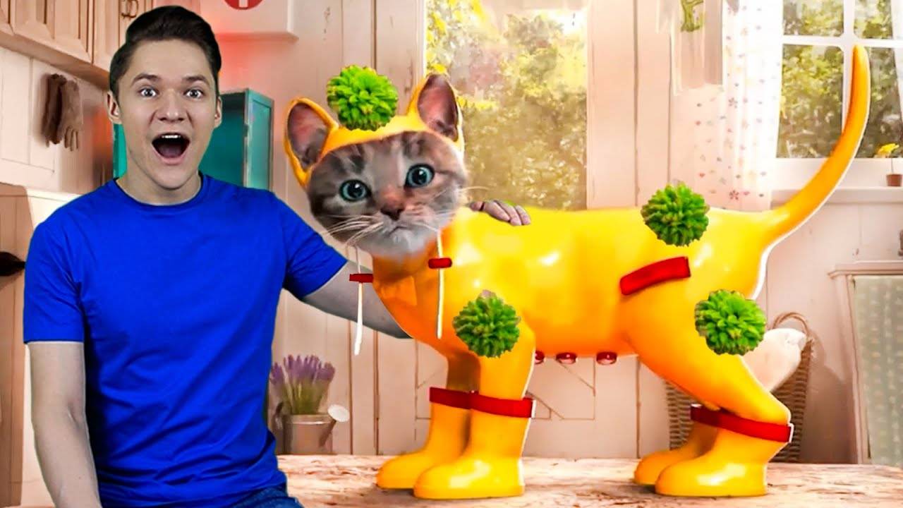 Приключения Маленького Котика (Часть 2) - Я в Игре Ухаживаем за Котиком смотреть онлайн
