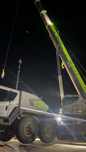 Как я работал на вахте. Автокран ZOOMLION 80 тонн.