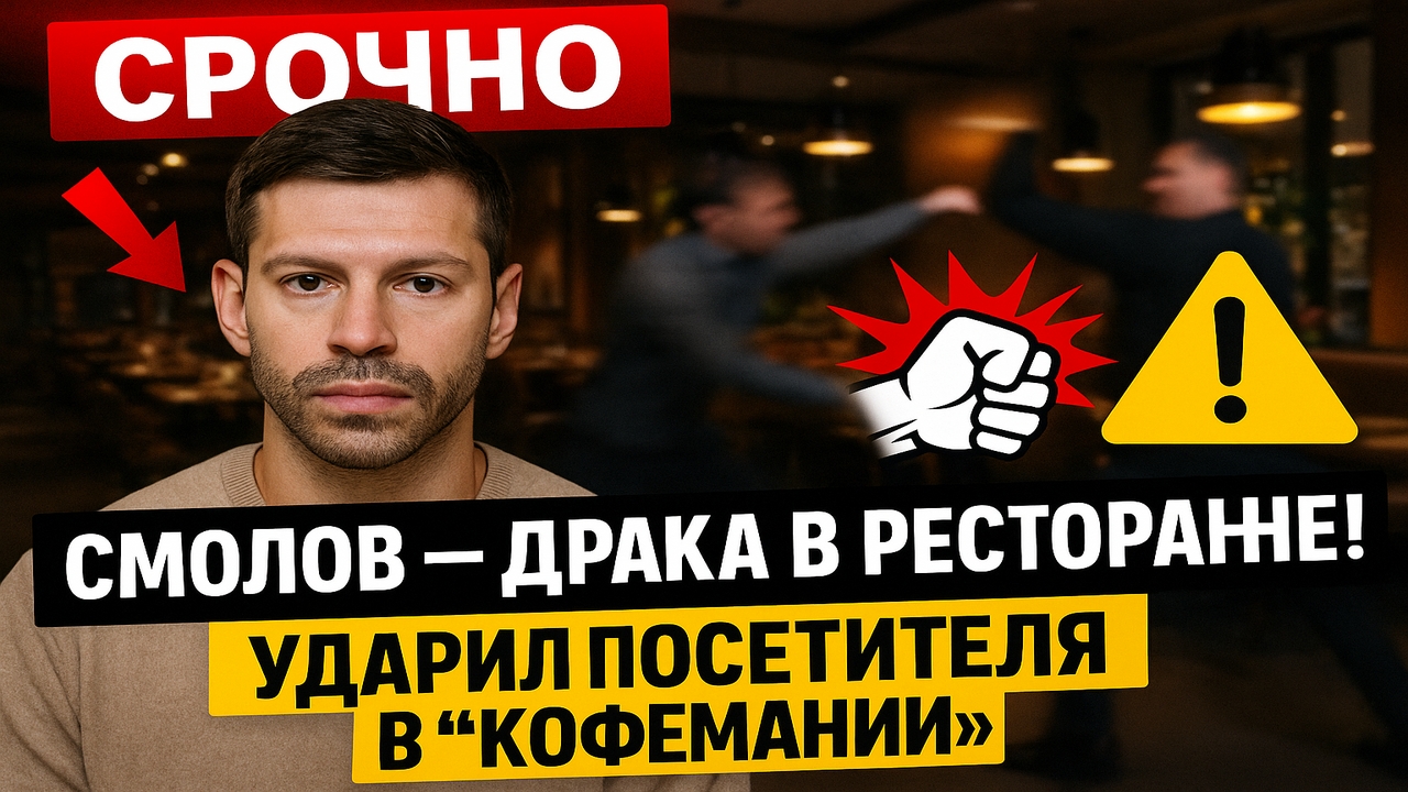 Срочно! Фёдор Смолов устроил драку в ресторане «Кофемания» — скандал с футболистом