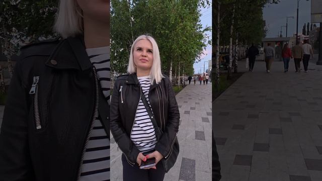 Интервью с Розой около берёзовой рощи в центре. Смотрим что получилось! #Уфа