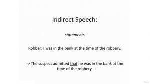 35 - Direct vs Indirect Speech