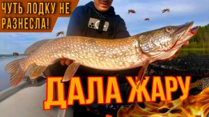 ЧУТЬ НЕ ВЫСЕЛИЛА С ЛОДКИ! ПЕРВЫЕ ТРОФЕИ ЛЕТА. РЫБАЛКА ДЖИГОМ НА ОЗЕРЕ.