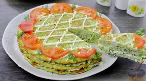 Летний фаворит из кабачков. КАБАЧКОВЫЙ ТОРТ С КРАБОВЫМИ ПАЛОЧКАМИ