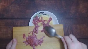 Холодная закуска из яичных блинчиков
