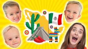 Влад и Ники. Семейная, веселая и интересная поездка в Мексику! Видео для детей.