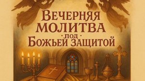 Вечерняя молитва под Божьей защитой