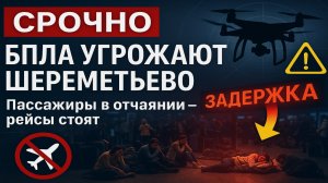 Срочно! Задержки рейсов в Шереметьево — угроза атаки БПЛА, пассажиры измучены