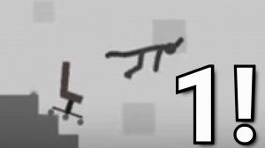 Первый летсплей! |Stickman dismounting| #1