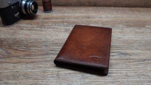 Изготовление докхолдера из натуральной кожи