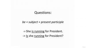 16 - Present Continuous