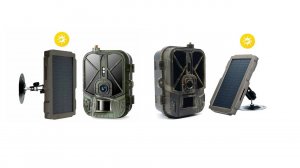 Комплект 4G 4К фотоловушка с солнечной батареей Филин HC-940 LTE-Pro-Li-4K и SP-08 Dual
