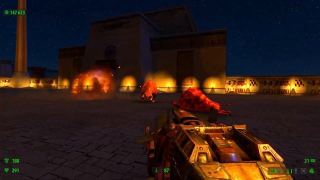 Прохождение Serious Sam HD: The First Encounter. (Эпизод 10) Алея сфинксов.