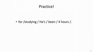 25 - Present Perfect Continuous
