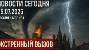 Новости Сегодня 05.07.2025 - Россия, Москва, Экстренный вызов новый выпуск, Катаклизмы, События Дня