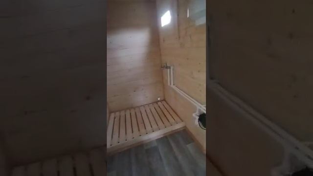 Баня из бруса 4*6 с террасой