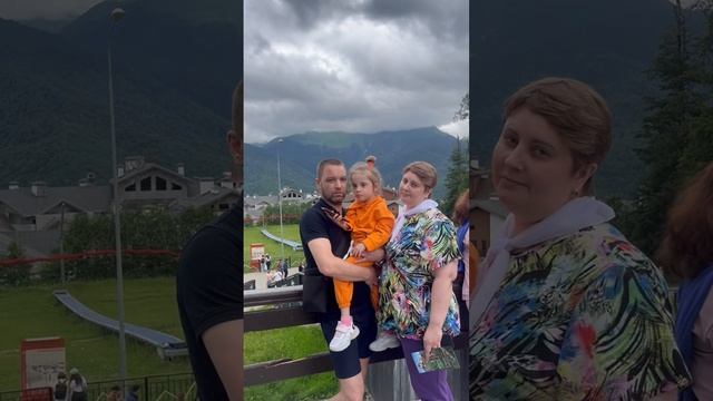 Сочи. Роза Хутор. Канатная дорога.