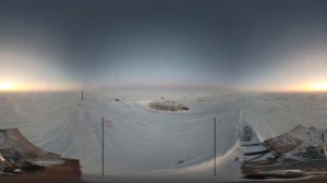Антарктида, ст. Восток. Замедленная видеосъемка в 360 градусов