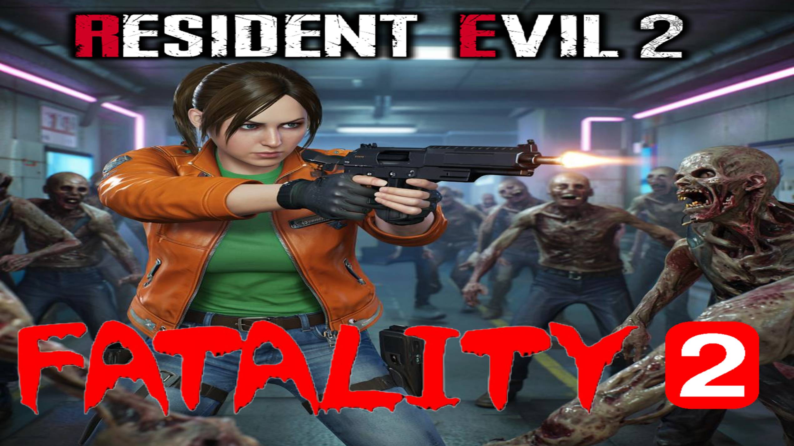 Resident Evil 2 (ремейк) все фаталити из игры, часть 2 смотреть онлайн