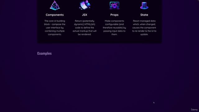 03  React Essentials - Components, JSX, Props, State & More