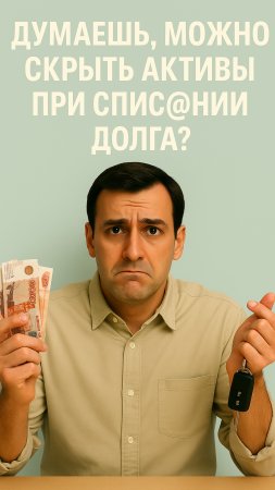 Думаешь, можно не указать квартиру или переписать авто на родственников — и всё пройдёт гладко?